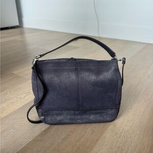 Coach Dark Blue Hand Bag